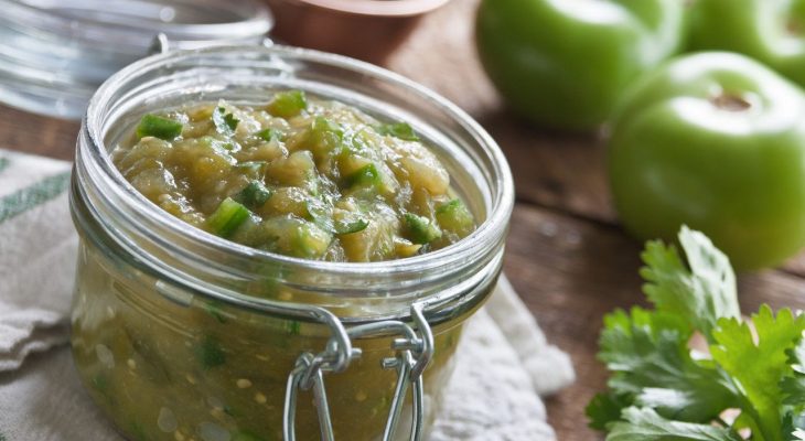 Green Tomato and Jalapeno Relish