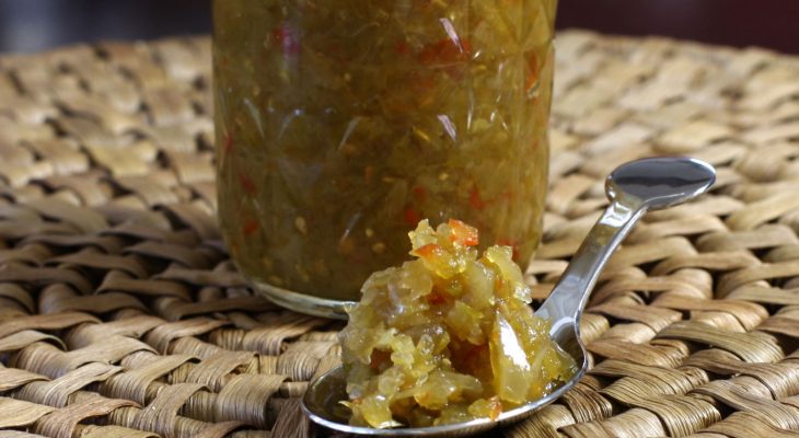 Green Tomato and Jalapeno Relish