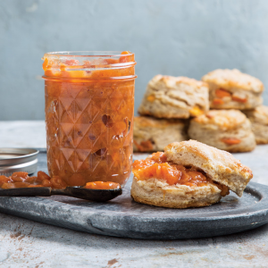 Honey-Spiced Fuyu Persimmons