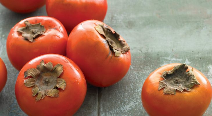 Honey-Spiced Fuyu Persimmons