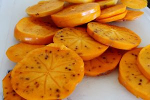 Honey-Spiced Fuyu Persimmons