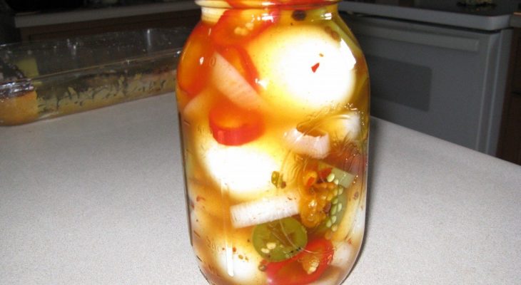 Jalapeno Pickled Eggs