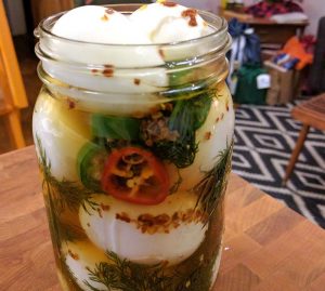 Jalapeno Pickled Eggs