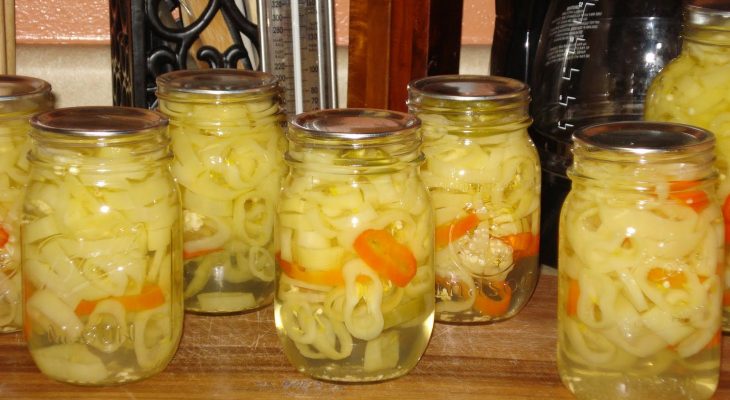 Lacie’s Pickled Banana Peppers!