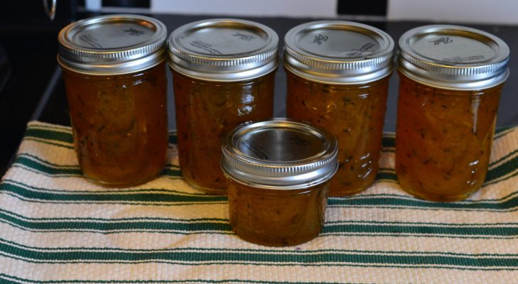 Lemon Ginger Zucchini Marmalade