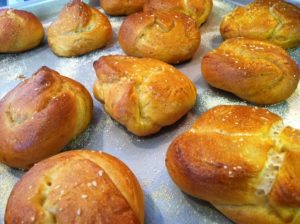 Mini Braided Pretzel Challah