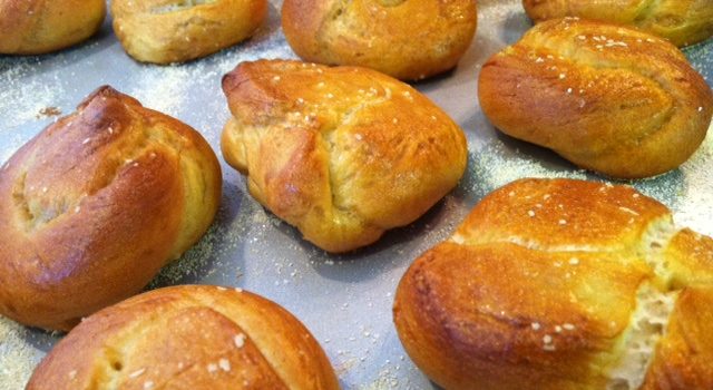 Mini Braided Pretzel Challah