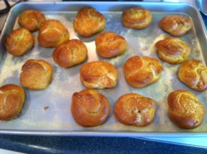 Mini Braided Pretzel Challah