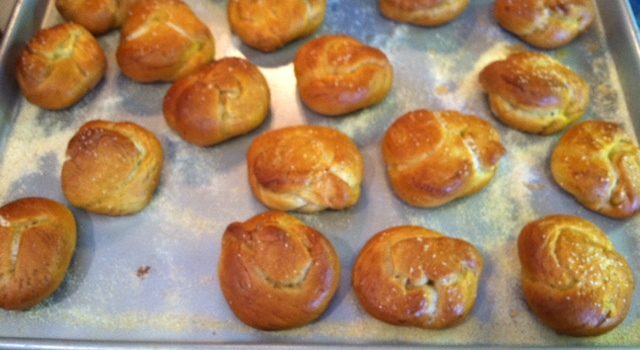 Mini Braided Pretzel Challah