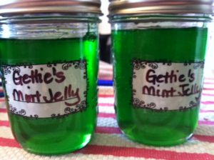 Canning Mint jelly