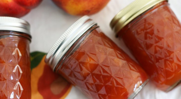 Nectarine Upside Down Cake Conserve