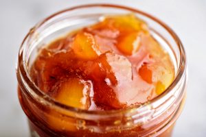 Peach Conserve with Almonds