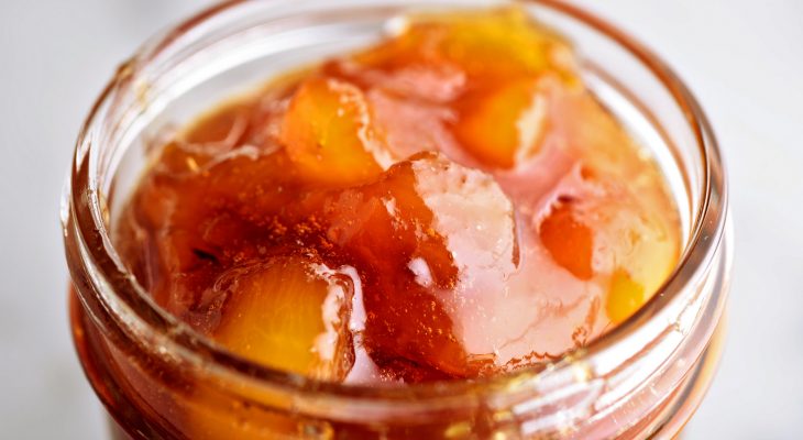 Peach Conserve with Almonds