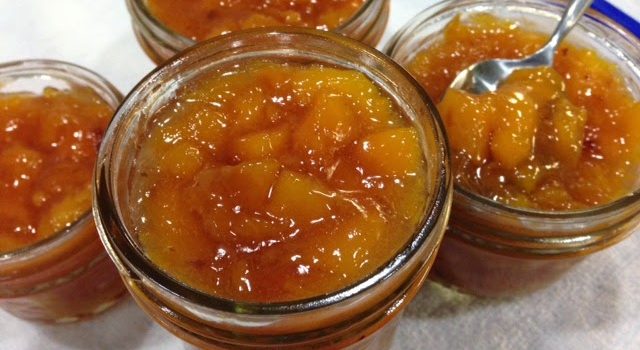 Peach Jam made with Clear Jel
