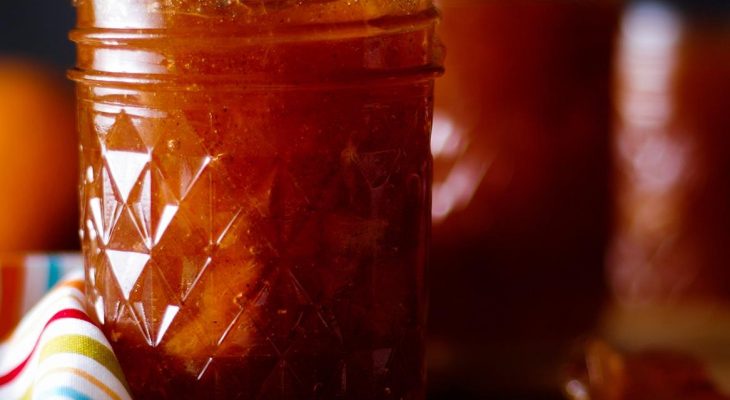 Peach Rhubarb Jam