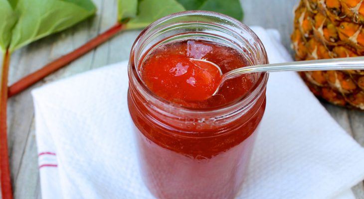 Peach Rhubarb Pie Jam