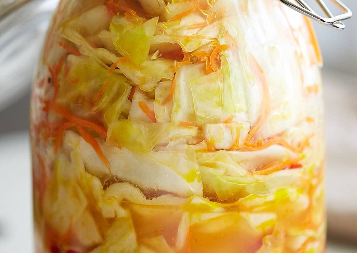 Pickled Cabbage Slaw – Southern Comfort