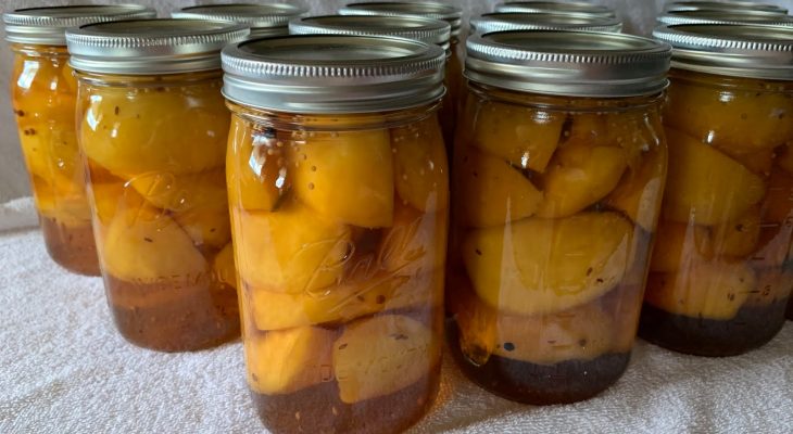 Pickled Peaches