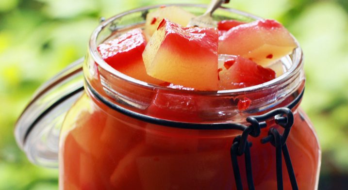 Pickled Watermelon Rind