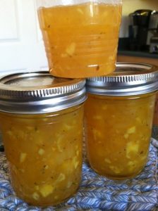 Pineapple Orange Rosemary Jam