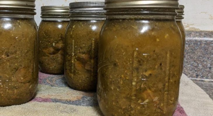 Canning Pork Chili Verde homemade