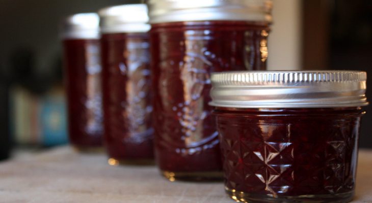 Rhubarb Blackberry Lime Jam