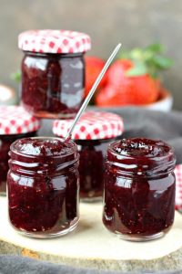 Rhubarb Blackberry Lime Jam