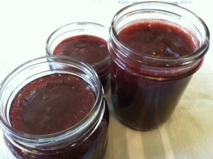 Rhubarb Cherry Vanilla Jam