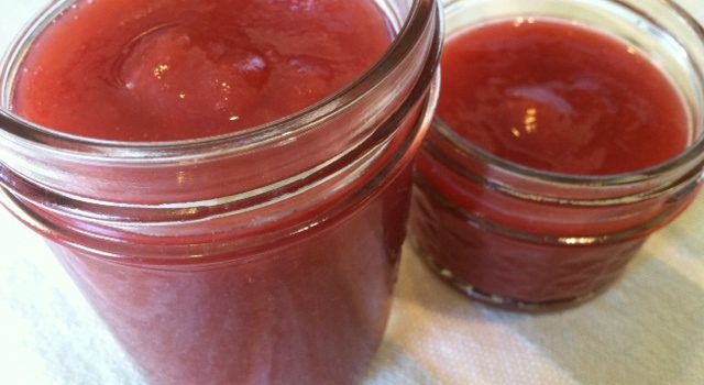 Rhubarb Ginger Jam