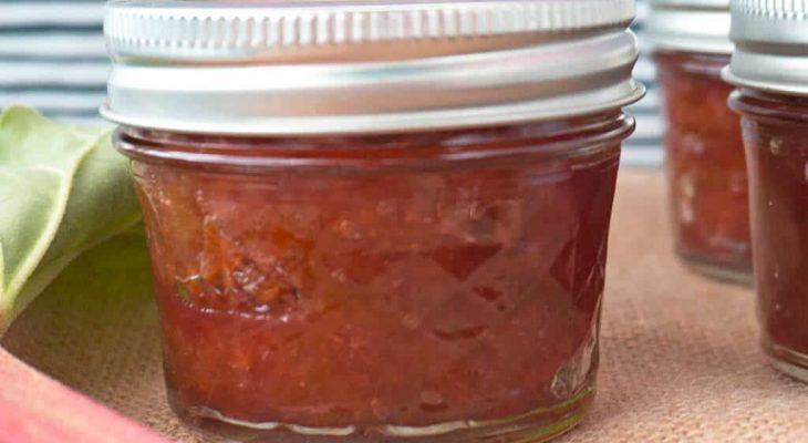 Rhubarb Ginger Jam