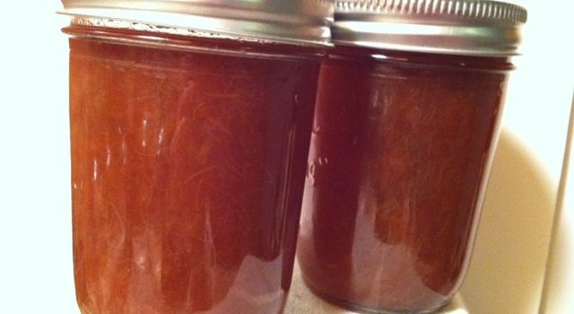 Rhubarb Grapefruit Marmalade