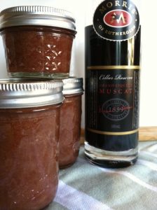 Rhubarb Muscat Wine Jam