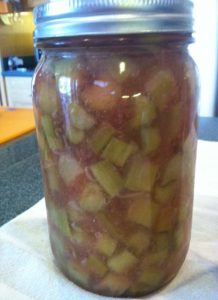 Rhubarb Pie Filling