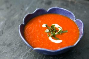 Roasted Red Pepperand tomato soup