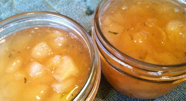 Rosemary Pear Preserves