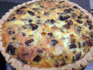 Sausage Mushroom Quiche