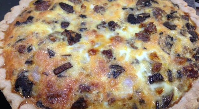 Sausage Mushroom Quiche