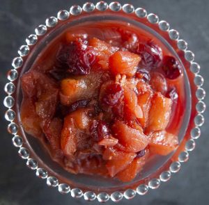Spiced Apple Cranberry Chutney