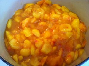 Still in the pot – classic Apricot Preserve