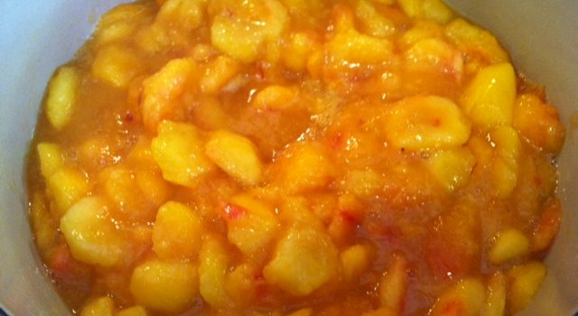 Still in the pot – classic Apricot Preserve