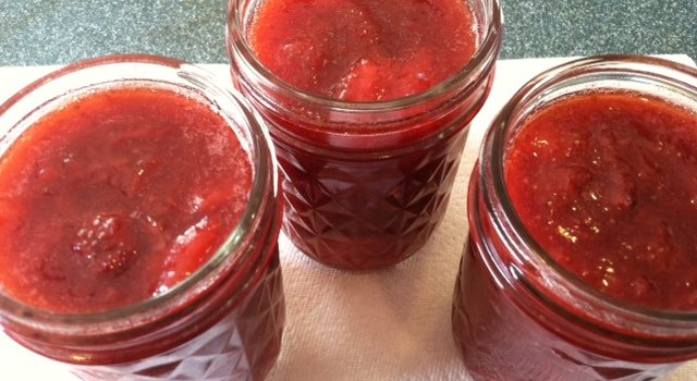 Strawberry Champagne Jam