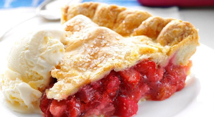 Strawberry Rhubarb pie filling