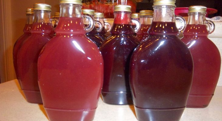 Strawberry and Blackberry Pancake syrup