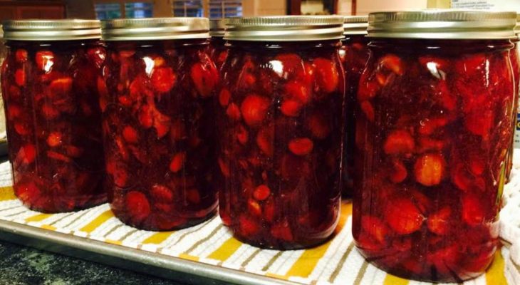 Sue’s Strawberry Pie Filling