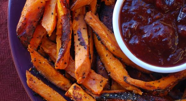 Sweet Potatoes served with Tart Dipping Sauce