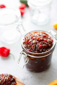 Sweet and Hot Pepper and Onion Relish