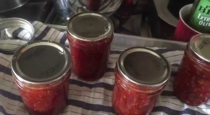 Tomato Pineapple Basil Jam