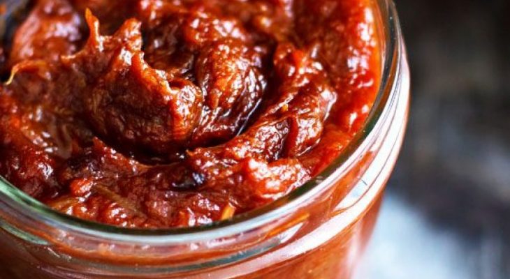 Tomato Rhubarb Chutney