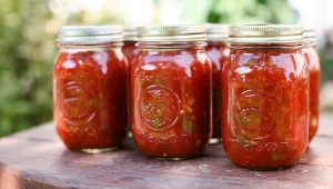 Tomato Rhubarb Chutney