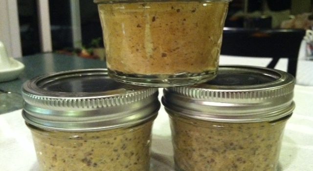 (Top) Honey Mustard (Left) Beer Thyme Mustard (Right) Wine Tarragon Mustard